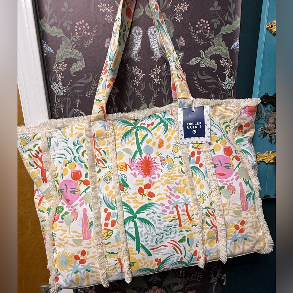 Roller Rabbit x Target NWT Multicolor Tote Bag